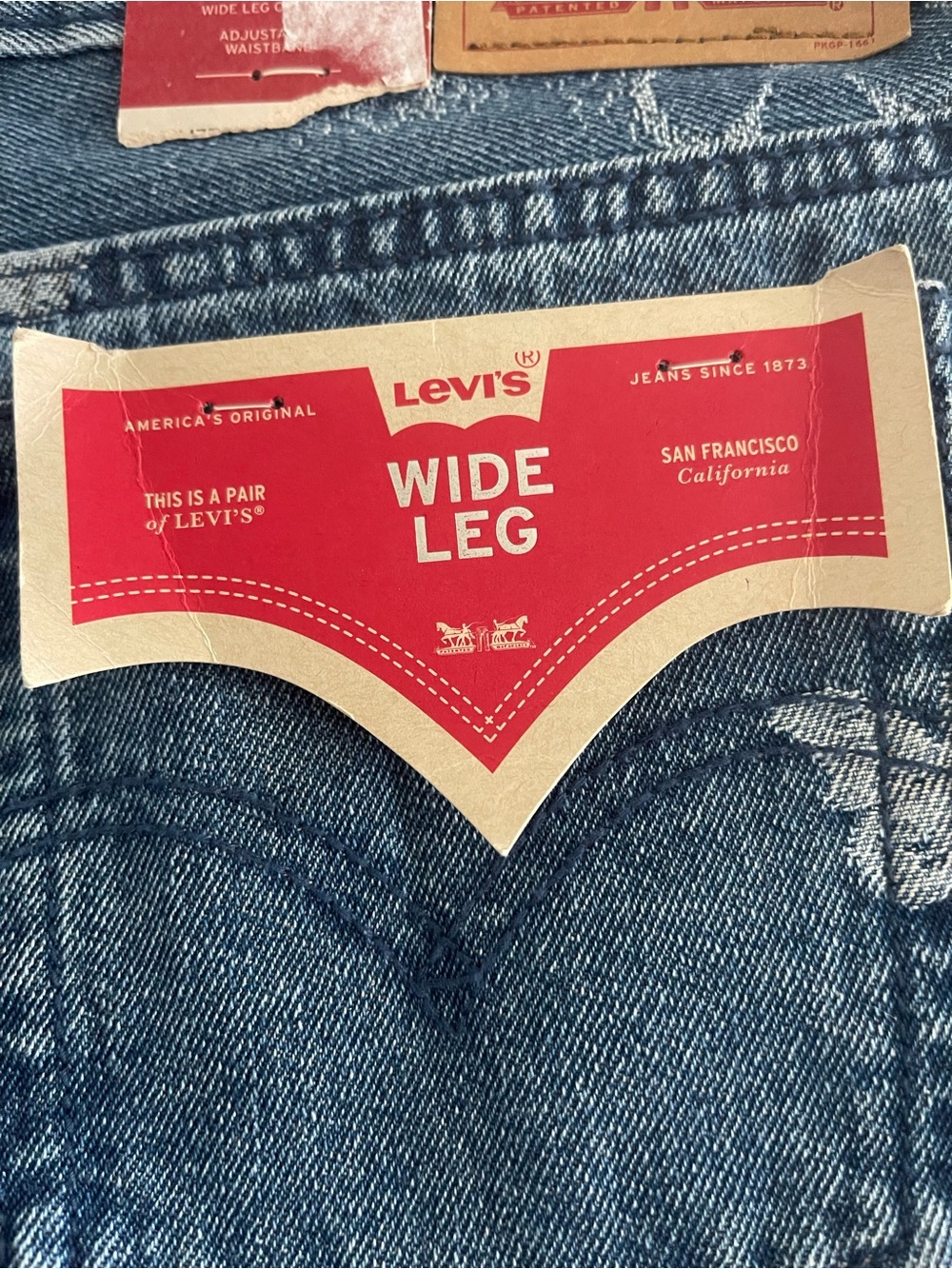 Levi’s Big Girls Butterfly Wide Leg jeans - Picture 7 of 12